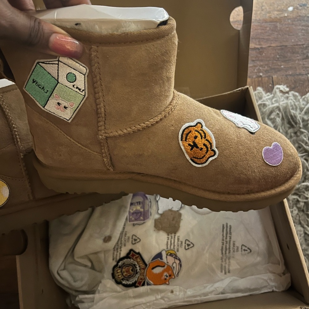 Custom Made Authentic Ugg Mini Winter Boot,Chestn… - image 2